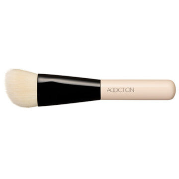 ADDICTION Round Base Makeup Brush Precision Application White Background
