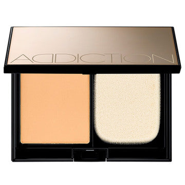 ADDICTION Makeup Sponge - The Glow Powder Foundation / SPF22 / PA++ / Refill / 005 Pure Beige / 8g product packaging