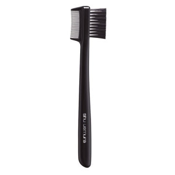 shu uemura Synthetic Eyebrow Brush Precision Shaping White Background