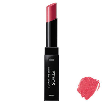 ETVOS Mineral Rouge - Mineral Rouge / full product with container / [Warm Pink] Cute Vitamin Pink / 2g swatch on lips