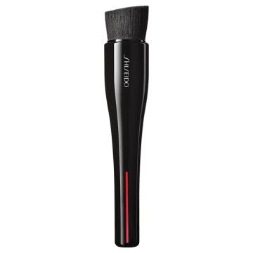 SHISEIDO Lotus Brush Foundation Brush Professional Application White Background