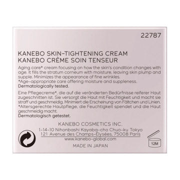 KANEBO Kanebo Skin Tightening Cream product packaging on clean white background