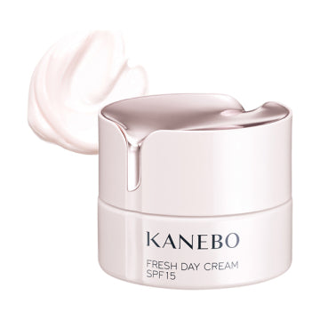 KANEBO Fresh Day Cream Moisturizing Radiant Skin White Background