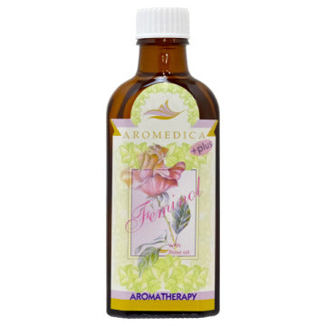 AROMEDICA Aromedica Feminoil Plus product packaging on clean white background