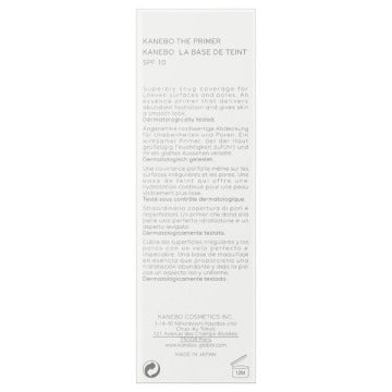 KANEBO Kanebo The Primer product packaging on clean white background