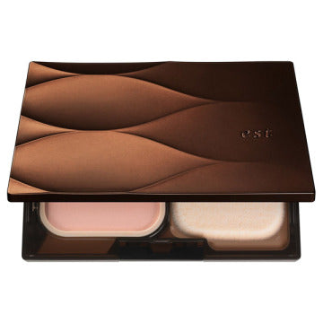 est Powder Foundation Silky Smooth - Powder Foundation Silky Smooth / SPF22 / PA+++ / Pink Ochre 03 / 9g product bottle on white background