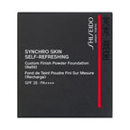 SHISEIDO Synchro Skin Self-Refreshing Custom Finish Powder Foundation Flawless Finish White Background