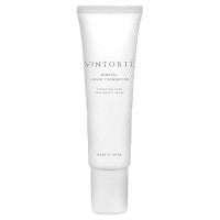 VINTORTE Mineral Liquid Foundation - Mineral Liquid Foundation / SPF42 / PA+++ / full product with container / Highlight Beige / 35g product bottle on white background