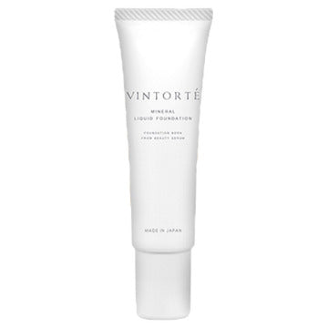 VINTORTE Mineral Liquid Foundation product packaging on clean white background