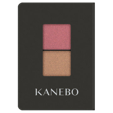 KANEBO Kanebo Eye Color Duo - Kanebo Eye Color Duo / Refill / 14 Bloody Mary / 1.4g palette open view