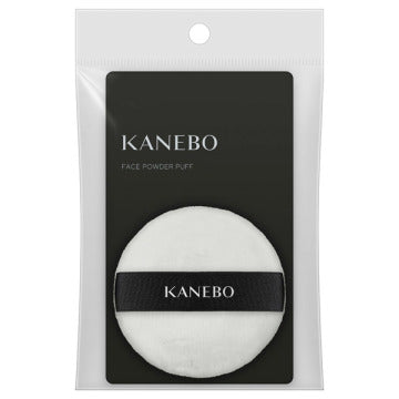 KANEBO Face Powder Puff Soft Application White Background