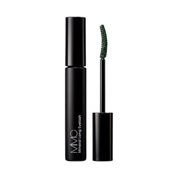 MiMC Mineral Long Eyelash - Mineral Long Mascara / 04 Moss Green tube with applicator