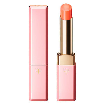 Cle de Peau Beaute Magnifique Le Rouge n - Magnificat Le Vernis n / 3 (Coral) / 2.8g swatch on lips