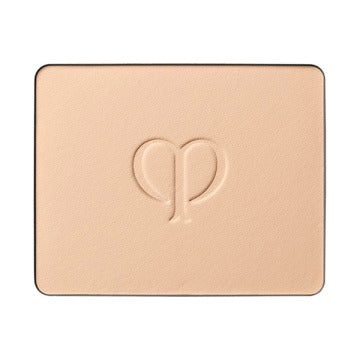 Cle de Peau Beaute Case (Tan Naturel Poudre Blanc) - Tan Naturel Poudre Blanc / SPF25 / PA++ / refill only / Ochre 00 / 11g product bottle on white background