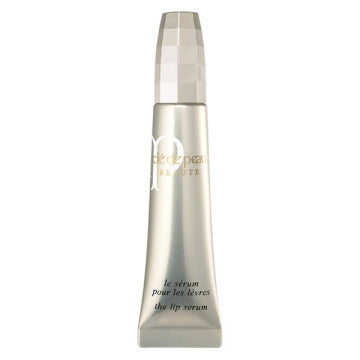 Cle de Peau Beaute Serum Pool Label Lip Plumping Serum White Background