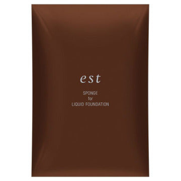 est Liquid Foundation Sponge Application Tool White Background