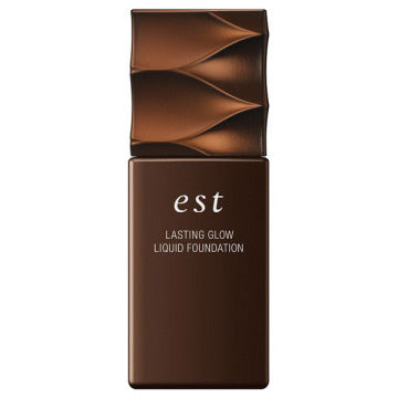 est Lasting Glow Liquid Foundation - Lasting Glow Liquid Foundation / SPF25 / PA+++ / OC202 / 30ml product bottle on white background