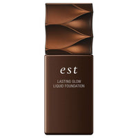 est Lasting Glow Liquid Foundation - Lasting Glow Liquid Foundation / SPF25 / PA+++ / RS101 / 30ml product bottle on white background