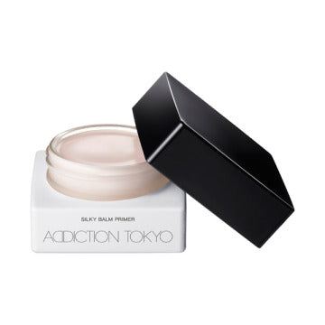 ADDICTION Silky Balm Primer Pore Smoothing Texture White Background