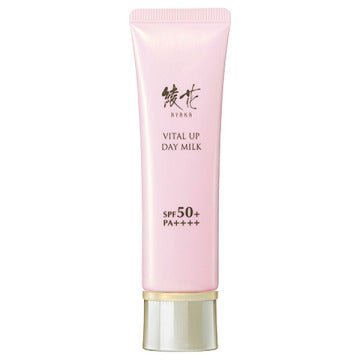 綾花 Ayaka Vital Up Day Milk Skincare Solution White Background