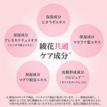 綾花 Vital Up Cream Deep Moisture Hydrating Skincare Product White Background