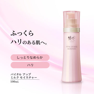 綾花 Vital Up Milk Moisture Hydration Bottle White Background