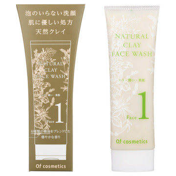 Of cosmetics Natural Clay Face Wash F1 Cleansing Foam Product Shot