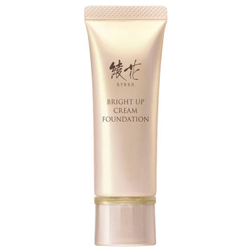 綾花 Bright Up Cream Foundation - Bright Up Cream Foundation / 33 (Ochre) / 30g product bottle on white background