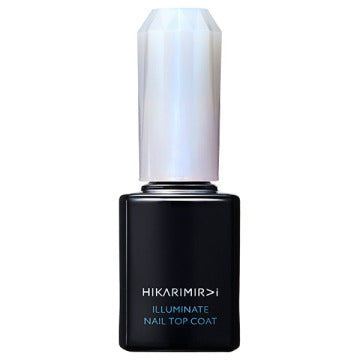 HIKARIMIRAI Illuminate Nail Top Coat Shiny Finish White Background