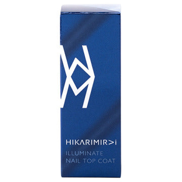 HIKARIMIRAI Illuminate Nail Top Coat Shiny Finish White Background