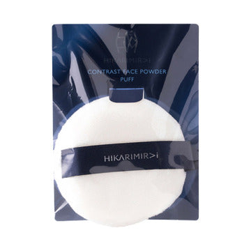 HIKARIMIRAI Contrast Face Powder Puff Soft Texture White Background