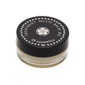 Of cosmetics Treatment Multi Balm Nourishing Lips White Background