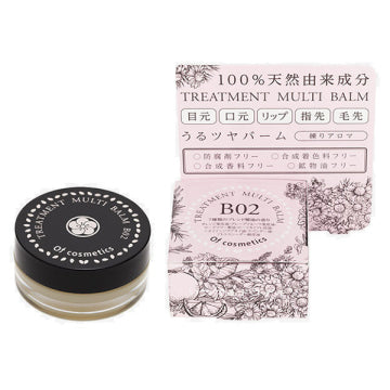Of cosmetics Treatment Multi Balm Nourishing Lips White Background