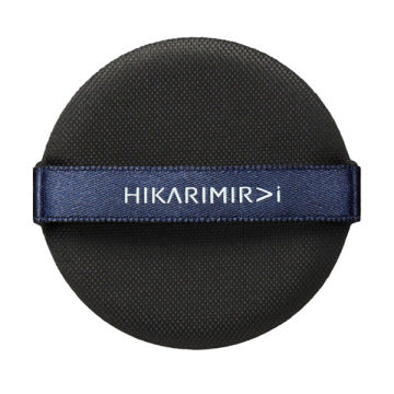 HIKARIMIRAI Contrast Cushion Foundation Puff Radiant Finish White Background
