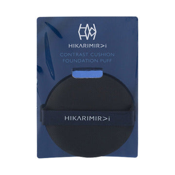 HIKARIMIRAI Contrast Cushion Foundation Puff Radiant Finish White Background