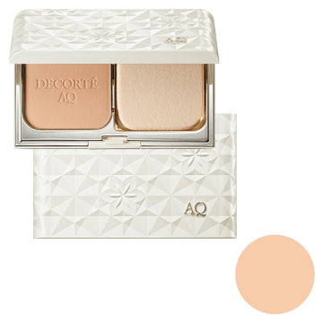 DECORTÉ AQ Powder Foundation Case - AQ Skin Forming Powder Foundation / refill only / 302 / 11g product bottle on white background
