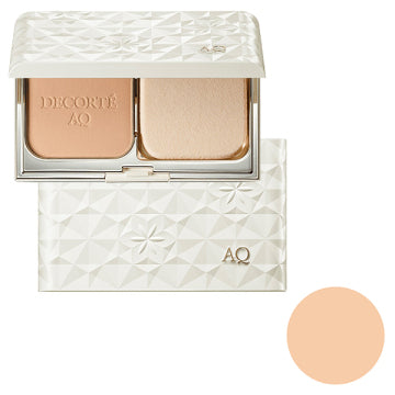 DECORTÉ AQ Powder Foundation Case - AQ Skin Forming Powder Foundation / refill only / 202 / 11g product bottle on white background