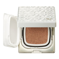 DECORTÉ AQ Cushion Foundation Case - AQ Skin Forming Cushion Foundation / refill only / 351 Pink Ochre / 15g product bottle on white background