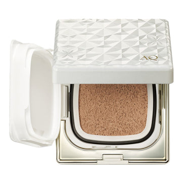 DECORTÉ AQ Cushion Foundation Case - AQ Skin Forming Cushion Foundation / refill only / 201 Cream / 15g product bottle on white background