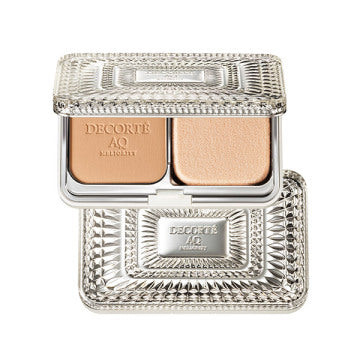 DECORTÉ AQ Milliority Treatment Powder Foundation - AQ Milliority Treatment Powder Foundation / refill only / 302 Oak / 11g product bottle on white background