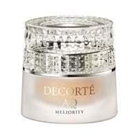 DECORTÉ AQ Milliority Repair Treatment Serum Foundation - AQ Milliority Repair Treatment Serum Foundation / full product with container / 401 Pink / 30g product bottle on white background