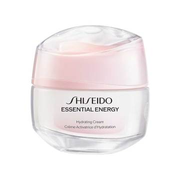 SHISEIDO Essential Energy Hydrating Cream - Essential Energy Hydrating Cream / full product with container / 50g / Floral Citrus bottle with dropper