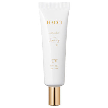 HACCI Aqua UV R Sunscreen Radiant Protection White Background