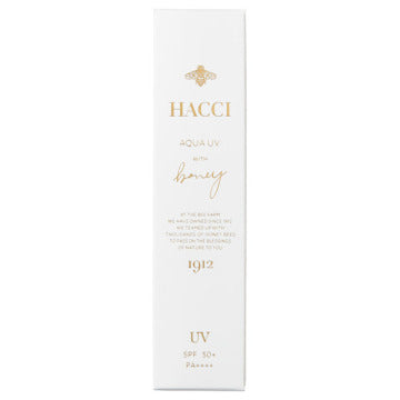 HACCI Aqua UV R Sunscreen Radiant Protection White Background