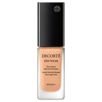DECORTÉ Zen Wear Fluid - Zen Wear Fluid / SPF25 / PA++ / full product with container / C24 / 30ml product bottle on white background