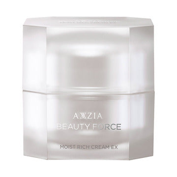 AXXZIA Beauty Force Moist Rich Cream EX Luxurious Moisture Skincare Product White Background