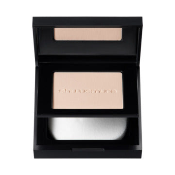 shu uemura Unlimited Nude mopo Foundation Compact Case Matte Finish Black Background