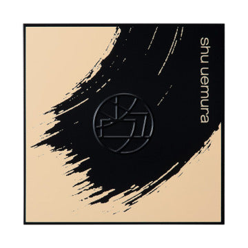 shu uemura Unlimited Nude mopo Foundation Compact Case Matte Finish Black Background