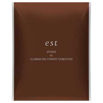 est Sponge for Illuminating Powder Foundation Precision Application White Background
