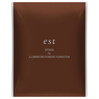 est Sponge for Illuminating Powder Foundation Precision Application White Background